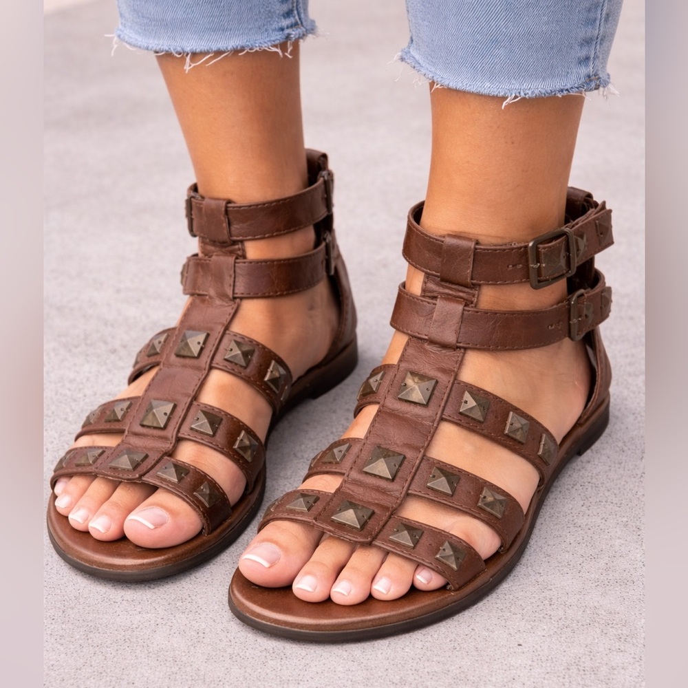 studded gladiator sandals